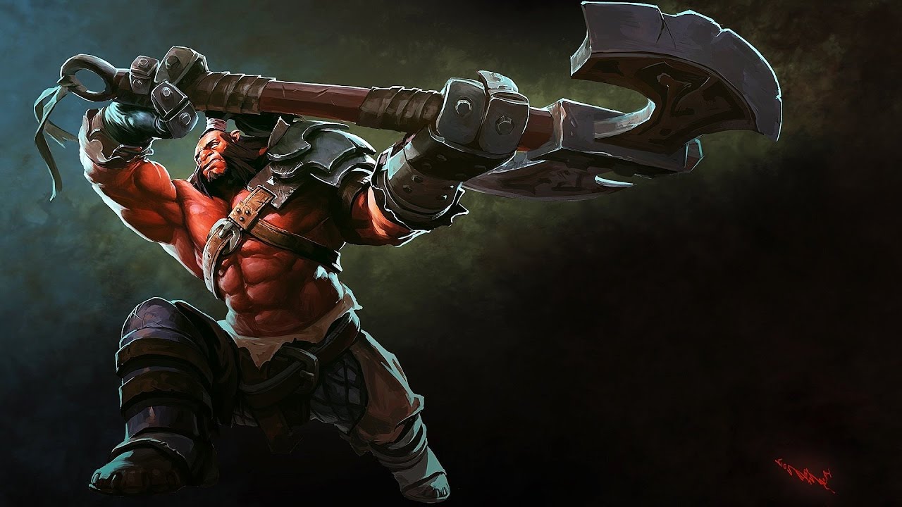 Kẻ độc hành cùng chiếc rìu quỷ Axe Dota 2