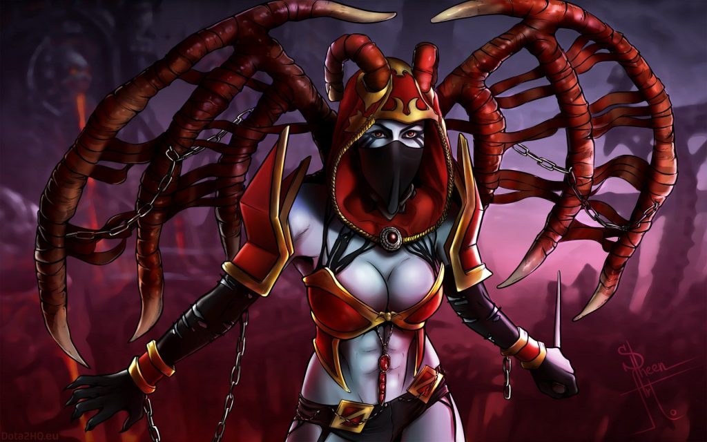 Nữ hoàng của sự đau đớn Queen of pain Dota 2