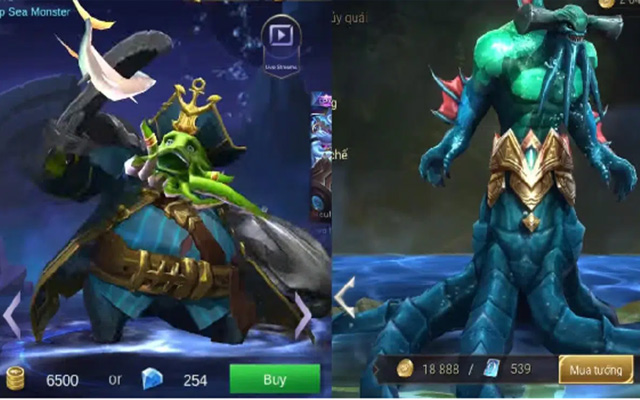 Cả 2 game đều đều thuộc MOBA