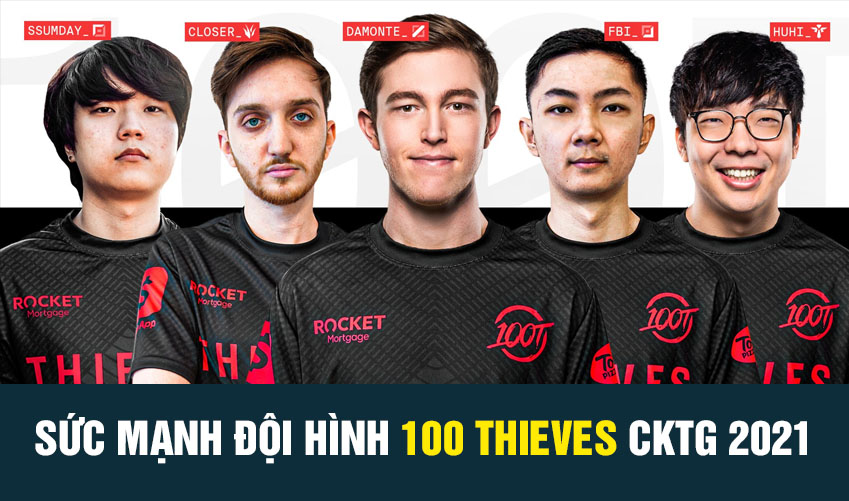 Đánh giá sức mạnh đội hình 100 Thieves tại CKTG LMHT 2021