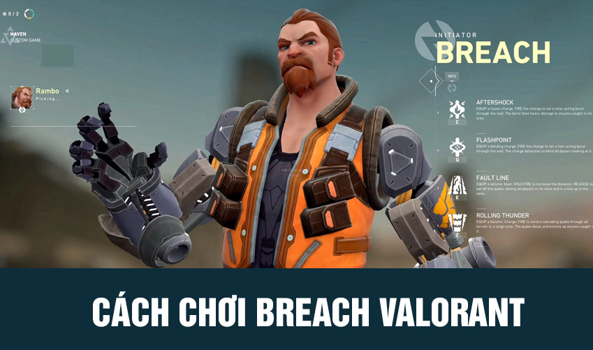 cách chơi Breach Valorant