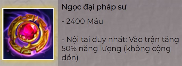 Trang bị Ngọc đại pháp cho đội hình