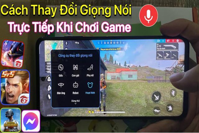 Thay đổi giọng nói giúp việc chơi game, gọi điện thoại trở nên thú vị hơn.