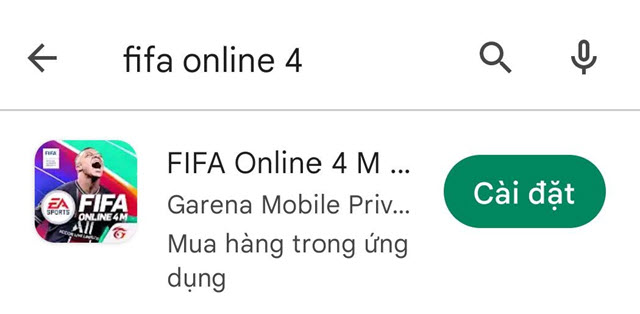 Hướng dẫn tải Fifa Online 4 về điện thoại